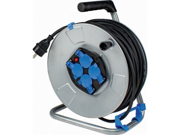 Sourcing Extension cord with 4 sockets AS-SCHWABE H05RR-F 3G1,5 50m
