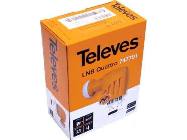 Quattro-omvandlare TELEVES ref. 747701