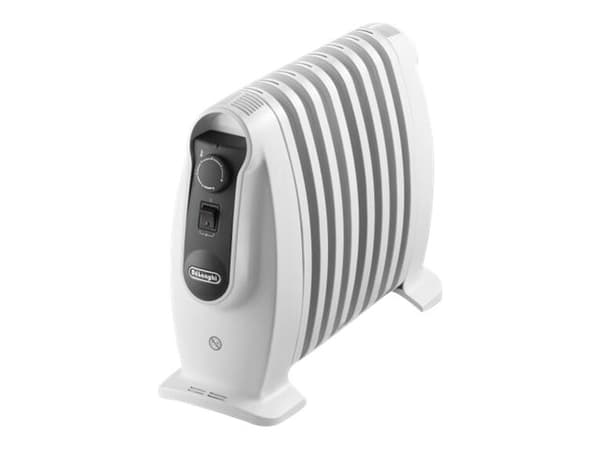 De'Longhi TRNS0808M - Oljeradiator - mobil - 800 W - hvit Hvit