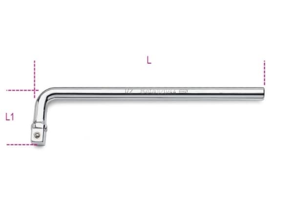 Beta Tools 1/2" L-tyypin putken nuppi 230mm (009200858)