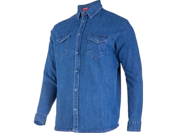 Lahti Pro Blue denimskjorte, "2xl", ce, lahti
