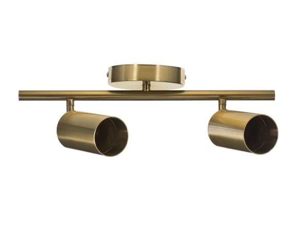 Activejet AJE-SPECTRA 2P, Upotettu, Sylinteri, 2 lamppu(a), GU10, IP20, Kulta
