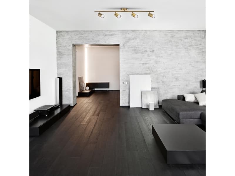 Activejet fyrdubbel guld taklampa SPECTRA spot strip GU10 för vardagsrum