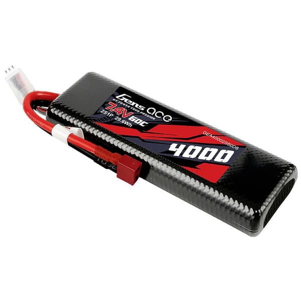 Gens ace RC Batteripack (LiPo) 7.4 V 4000 mAh Hardcase T-kontaktsystem
