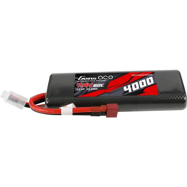 Gens ace RC Batteripack (LiPo) 7.4 V 4000 mAh Hardcase T-kontaktsystem