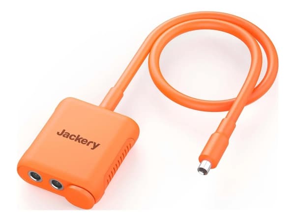 Jackery - Solcellepanelkontakt - DC8020 (hann) til DC8020 (hunn) - DC 60 V - 12.5 A - 57.94 cm - utendørs - for Explorer 2000 Pro