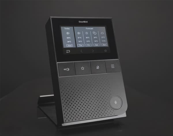 DoorBird A1101, 10,2 cm (4"), IPS, 800 x 480 pixlar, AEC, Svart, IP50