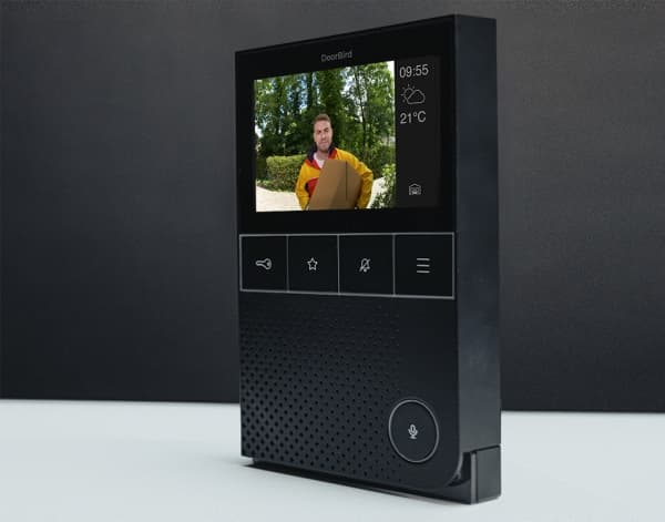 DoorBird A1101, 10,2 cm (4"), IPS, 800 x 480 pixlar, AEC, Svart, IP50