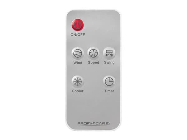 ProfiCare PC-LK 3088 Blanc/Titan, Titaani, Valkoinen, Musta, LCD, Lattia, 80 W, AC/USB