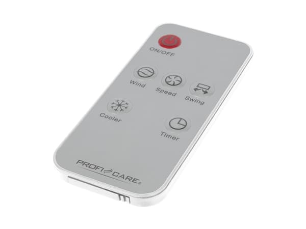 ProfiCare PC-LK 3088 Blanc/Titan, Titaani, Valkoinen, Musta, LCD, Lattia, 80 W, AC/USB