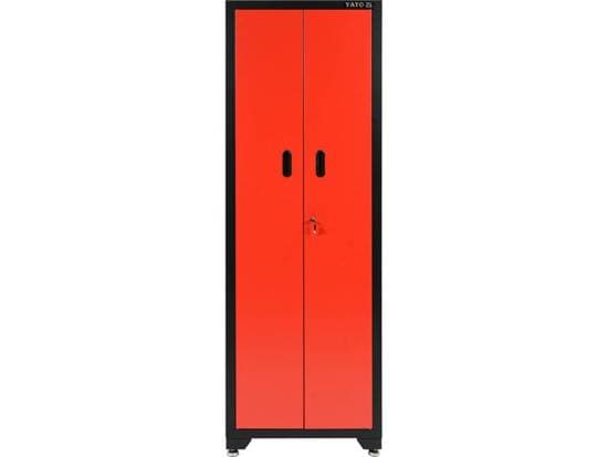 Yato YT-08931, Sort, Stål, Gulv, 2 dører, Metall, Nøkkel