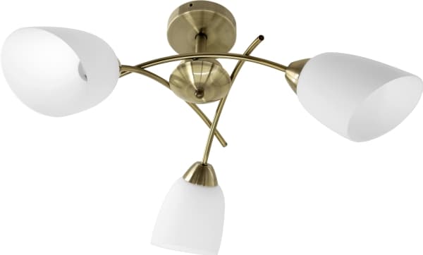 Activejet Klassisk takkrona hängande lampa NIKITA Patina triple 3xE27 för vardagsrum, 3 glödlampa(r), E27, IP20