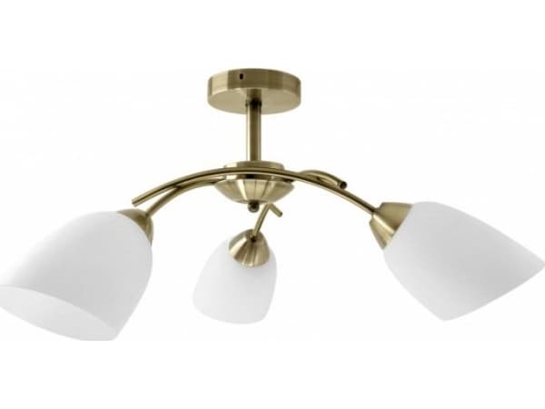 Activejet Klassisk takkrona hängande lampa NIKITA Patina triple 3xE27 för vardagsrum, 3 glödlampa(r), E27, IP20