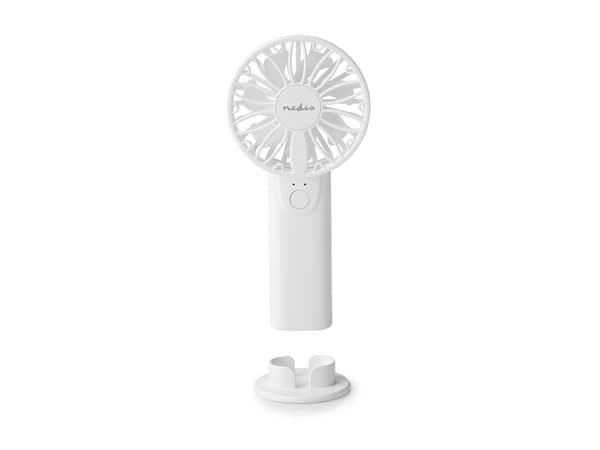 Nedis - Fläkt - portabel, bord - 6 cm - vit
