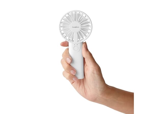 Nedis - Fläkt - portabel, bord - 6 cm - vit