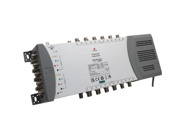 Triax TMS/CKR 9x24 S, 5 innganger, 24 utganger, 5 - 862 MHz, 950 - 2200 MHz, 10 dB, 10 dB
