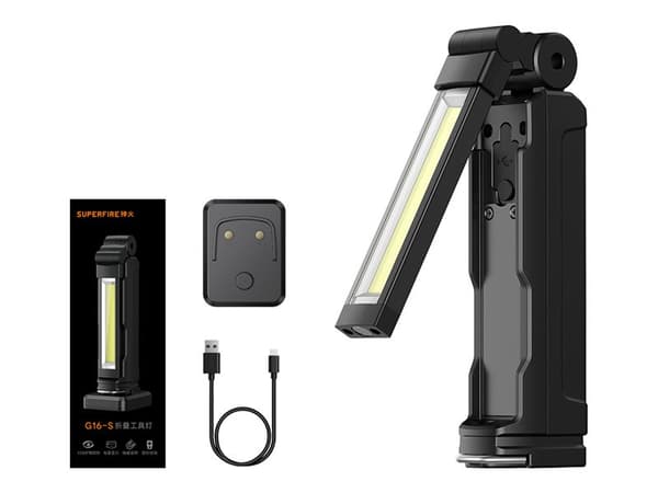 Superfire taskulamppu Superfire G16-S monitoimilamppu, 800lm, USB-C