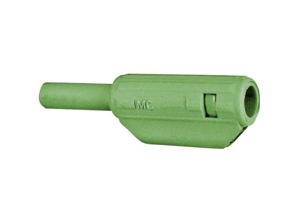 Stäubli SL205-K Lamelstik Stik, lige Stift-diameter: 2 mm Grøn 1 stk