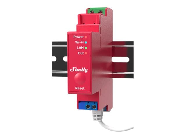 Shelly Home Relay Pro 1pm Wlan & Lan Switching Actuator Max. 16a Bt Measurement Function