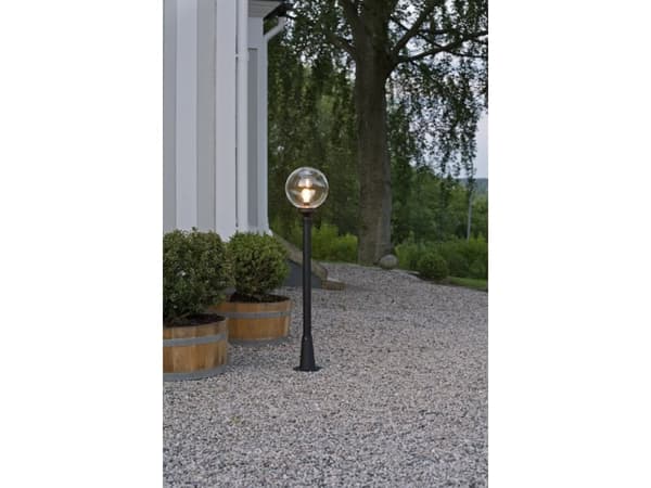 Konstsmide 498-750, Sort, Aluminium, IP44, E27, 1 pære(r ), Vekselstrøm