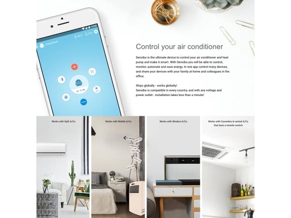 Sensibo Sky - Smart Air Conditioner Controller - Cloud White