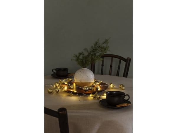 Konstsmide 3290-803, 20 lamp(or), LED, Varmvitt, 3 LM, inomhus, mässing, Transparent
