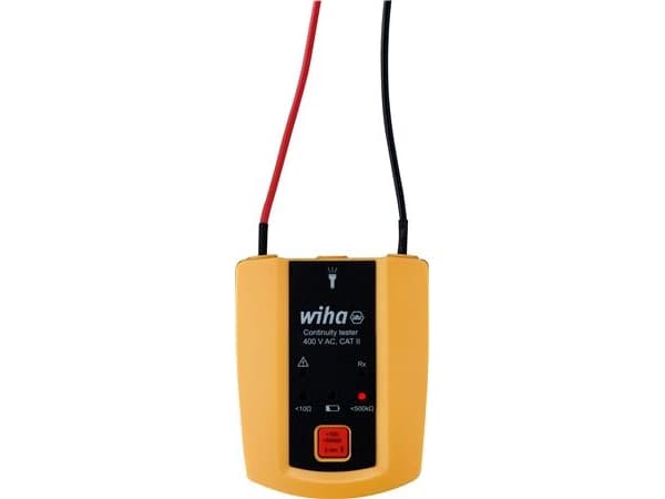 Wiha 45222 Gennemgangs-kontrolapparat CAT II 600 V LED, Akustik