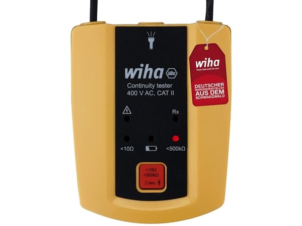 Wiha 45222 Gennemgangs-kontrolapparat CAT II 600 V LED, Akustik