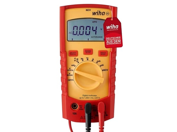 Wiha Digitales Multimeter bis 1.000 V AC, CAT SB25542 (45215)