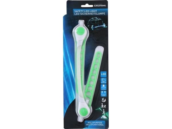 Grundig - Multifunksjonelt LED-hodebånd for sykling/løping (blått)