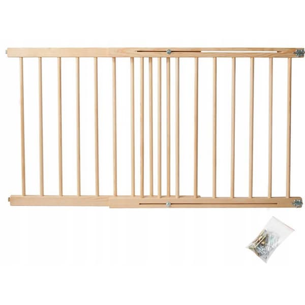 Trappskydd / Säkerhetsgrind i Trä 72 - 122 cm