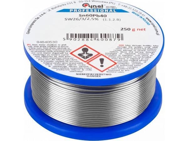 Cynel SOLDER WIRE CYN-1.5/250 Cynel Unipress Cynel Unipress