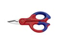 Miniatyrbild 4 av 5: Knipex 95 05 155 SB, sidoskärande tång, rostfritt stål, blå, röd, 15,5 cm, 110 g