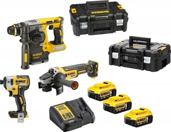SÄHKÖTYÖKALUSARJA DEWALT DCK305P3T (DCF887+DCH273+DCG405)
