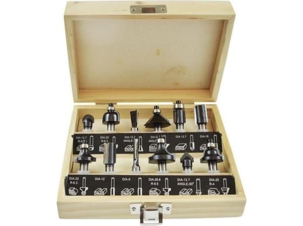 AW-Tools AWTools puuleikkurit, 12-osainen sarja, 8 mm varsi (AW40513)