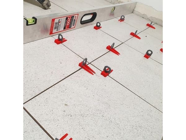 AWTOOLS TILE NIVELLERINGSSYSTEM STANDARD 1,0mm - 7mm-15mm - CLIP 400stk.