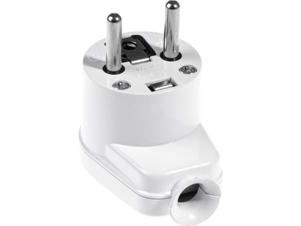 AWTOOLS Vinkelplugg 10 st vit WT-16