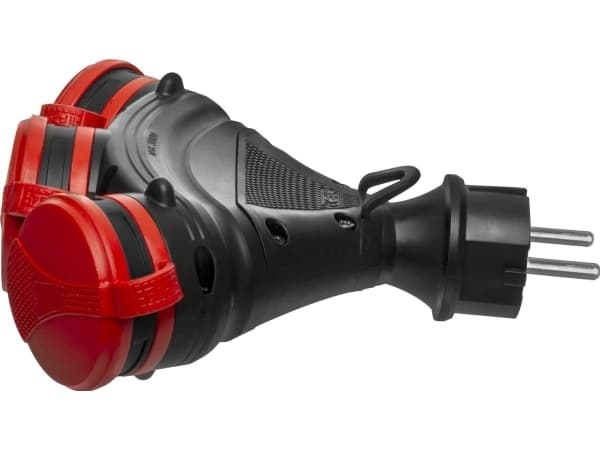AWTOOLS EXTREME SPLITTER MED KLAPP IP54 16A