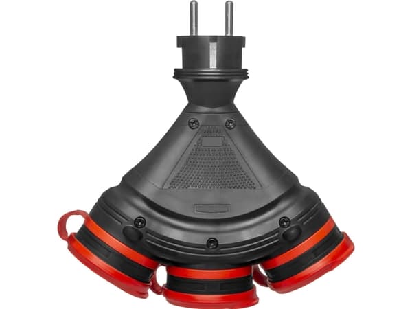 AWTOOLS EXTREME SPLITTER MED KLAPP IP54 16A
