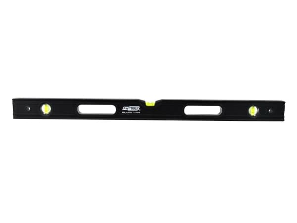 AWTOOLS VATTENPASS SVART 120CM MAGNETISKT MED HANDTAG