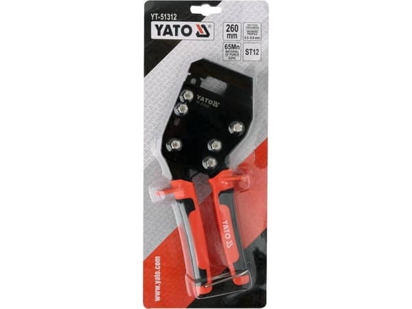 Yato YT-51312, Stål, Termoplastiskt gummi (TPR), 260 mm
