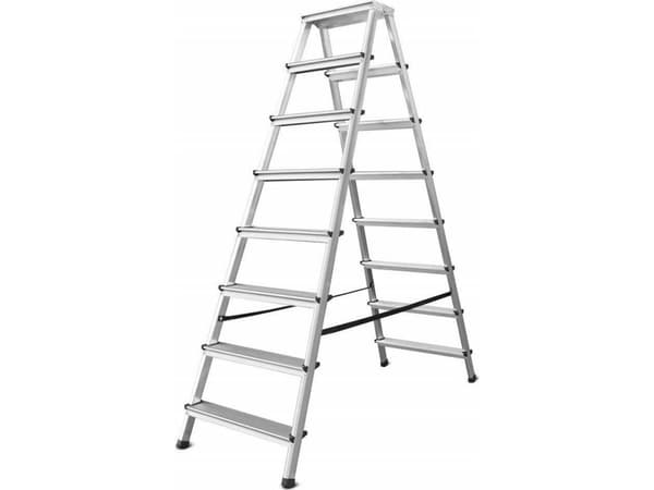 AWTools AW DRABINA TABORET 8 STOPNI 125KG AW23008
