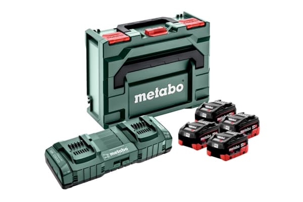 Metabo SET 4 X LIHD, Batteri, Metabo, Universal, Svart, Röd, 4 styck
