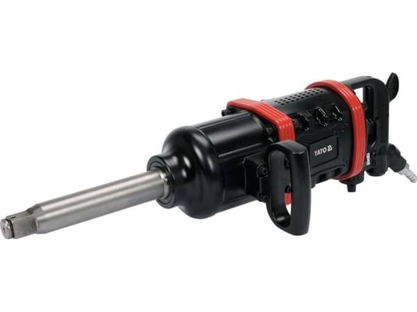 Yato YT-09620, Trykkluftskralle, Børsteløs, Sort, Rød, Aluminium, 1/2", 7000 RPM