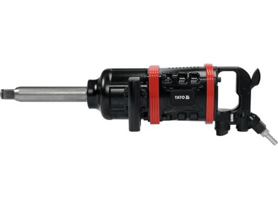Yato YT-09620, Trykkluftskralle, Børsteløs, Sort, Rød, Aluminium, 1/2", 7000 RPM