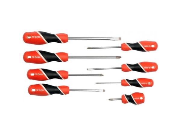 YATO 8 stycken fyrkantiga / kontantdrivare S2 58 HRC 25966