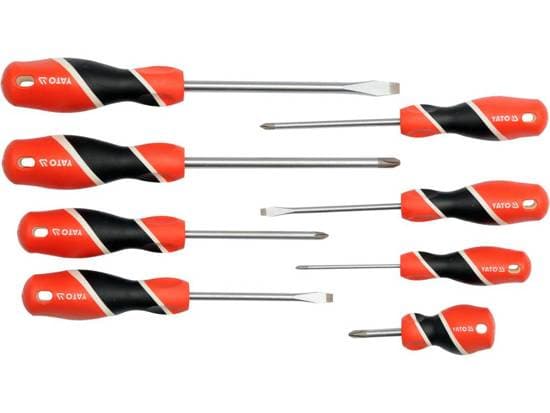 YATO 8 stycken fyrkantiga / kontantdrivare S2 58 HRC 25966