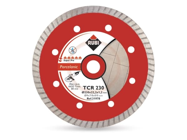 Rubi TCR SUPERPRO 115 mm diamantrondell i porslin och stengods - 31972
