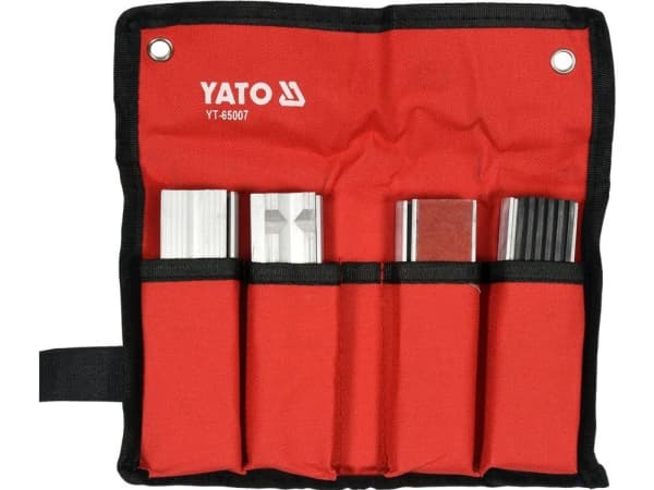 Yato YT-65007, Varje varumärke, Skyddsbackar till skruvstäd, Gjuten aluminium, Polyvinylklorid (PVC), Termoplastiskt gummi (TPR), Gjuten aluminium, S