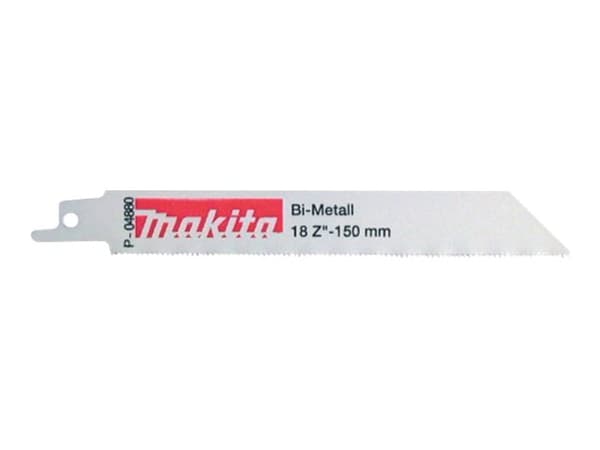 Makita P-04880, Puukkosahanterä, valurauta, Ruostumaton teräs, Terästä, Puu, Puu nauloilla, Kaksoismetalli, 13 cm, 15 cm, 5 kpl